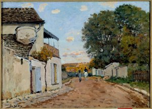 El camino a Louveciennes de Alfred Sisley