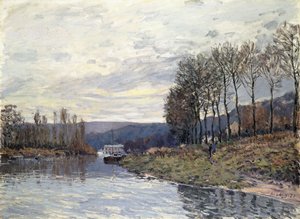 El Sena en Bougival, 1873 de Alfred Sisley
