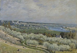 La terraza en Saint-Germain, primavera