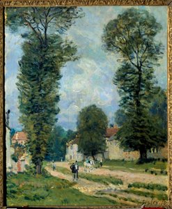 El camino a Versalles de Alfred Sisley