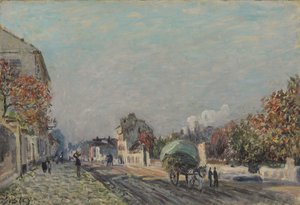 Una calle en Marly, 1876