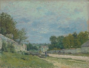 Camino de Versalles, 1876 de Alfred Sisley