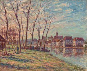Vista de Moret de Alfred Sisley