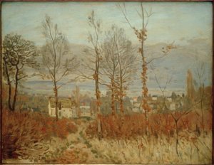 Vista de Louveciennes en otoño