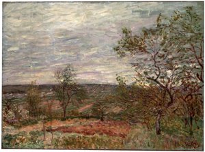 Día Ventoso en Veneux, 1882 de Alfred Sisley