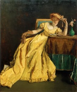 A.Stevens, La dama de amarillo