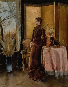 La nieve de Alfred Emile Stevens