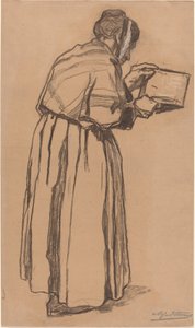 Mujer leyendo de Alfred Emile Stevens
