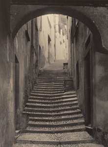 Una calle de Bellagio de Alfred Stieglitz