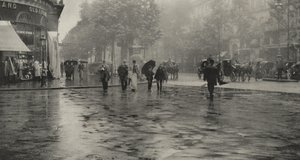 Un día lluvioso en el bulevar — París de Alfred Stieglitz