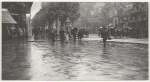 Un día lluvioso en el bulevar, París de Alfred Stieglitz