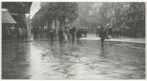 Un día lluvioso en el bulevar, París de Alfred Stieglitz