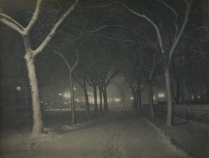 Una noche helada, Nueva York