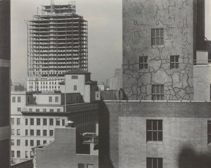 Desde mi ventana en An American Place, suroeste, 1932 de Alfred Stieglitz