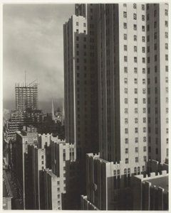 Desde mi ventana en el Shelton, Oeste, 1931 de Alfred Stieglitz