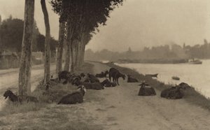 A orillas del Sena, cerca de París de Alfred Stieglitz