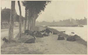 En el Sena—Cerca de París de Alfred Stieglitz