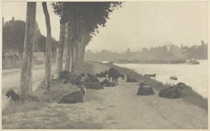 En el Sena—Cerca de París, 1894, impreso 1897