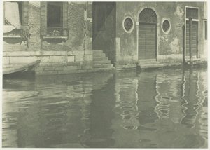 Reflejos - Venecia, 1894, impreso en 1897 de Alfred Stieglitz