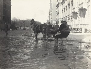 Domingo, Quinta Avenida y Calle 57, Nueva York de Alfred Stieglitz