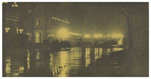 El resplandor de la noche - Nueva York de Alfred Stieglitz