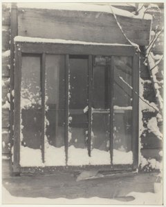 Ventana: Madera, Vidrio, Nieve