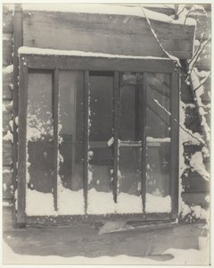Ventana: Madera, Vidrio, Nieve