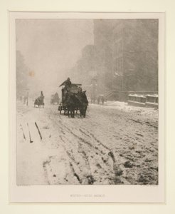 Invierno - Quinta Avenida de Alfred Stieglitz