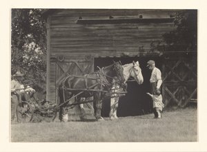 [Yvonne Boursault, Fred Varnum y dos hombres no identificados, Lake George] de Alfred Stieglitz