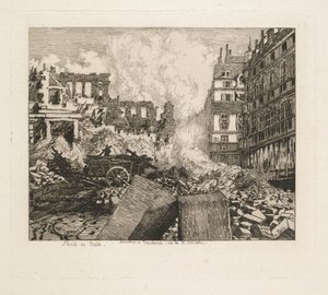 París en tren. Demolición del teatro Vaudeville: rue du Dix-Decembre de Alfred Taiée