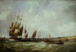 Navegación en el Canal de Bristol de Alfred Vickers