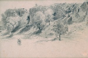 Paisaje, siglo XIX de Alfred Victor de Vigny