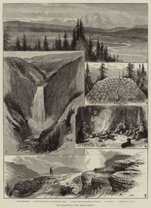 El Parque Yellowstone, América del Norte de Alfred W. Cooper