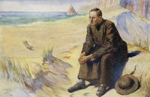 Padre Damián, misionero católico belga, en su misión a la colonia de leprosos en Molokai, Hawái, 1873-1889