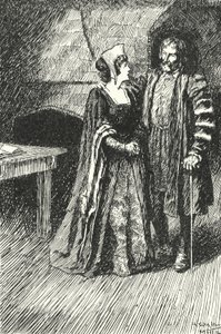 Margaret Roper, la hija mayor de Sir Thomas More, visitando a su padre en prisión, 1535