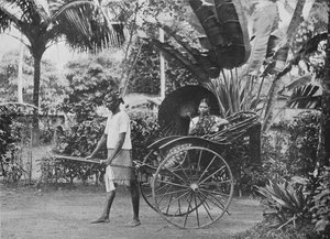 Dama Tamil en Rickshaw