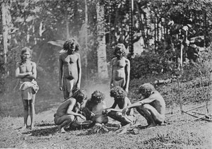 Veddahs o Hombres Salvajes, c. 1890, 1910