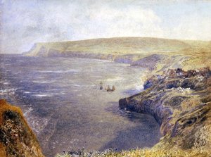 Marea alta, Bahía de Robin Hood de Alfred William Hunt