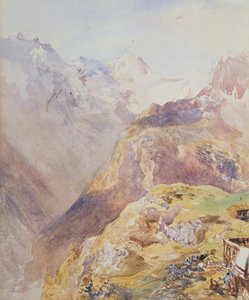 Valle de Lauterbrunnen desde Murren de Alfred William Hunt
