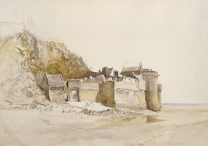 Mont St Michel: La Puerta Exterior, c. 1876 de Alfred William Hunt