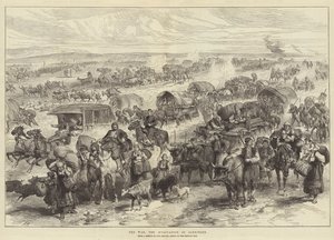 La guerra, la evacuación de Alexinatz