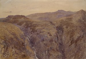 Paisaje galés, 1858 de Alfred William Hunt