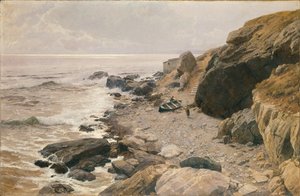 En la Riviera (costa rocosa)