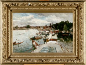 Regata de Henley, 1881 de Alfred de Breanski