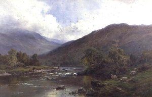 El Dee cerca de Balmoral de Alfred de Breanski