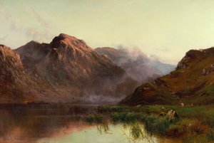 La caza de aves silvestres en Llyn Crafnaut