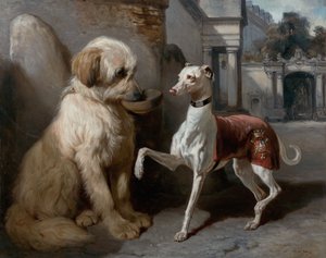 Francés: Riche et Pauvre de Alfred De Dreux