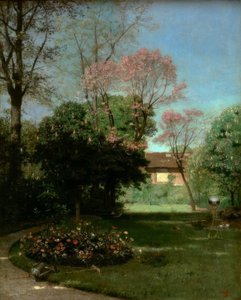 El jardín de Alfred Stevens de Alfred de Knyff