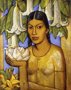 La India de las Floripondias; La India de las Floripondias de Alfredo Ramos Martinez