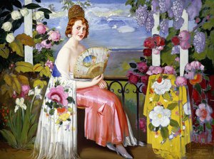 Mariquita y Flores; Mariquita en Flores de Alfredo Ramos Martinez